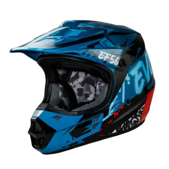 EF56 Шлем Base MX Бирюза глянец ABS