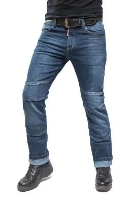 EF56 Мотоджинсы PYTHON TOTAL GUARD муж. CORDURA DENIM Тёмный Синий