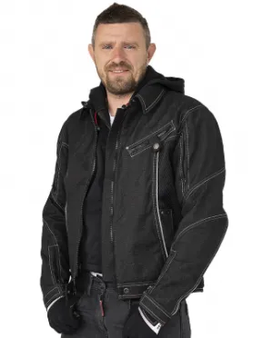 EF56 Мотокуртка джинсовая MAVERICK MESH 3-in-1 муж. CORDURA DENIM Чёрный (BK)