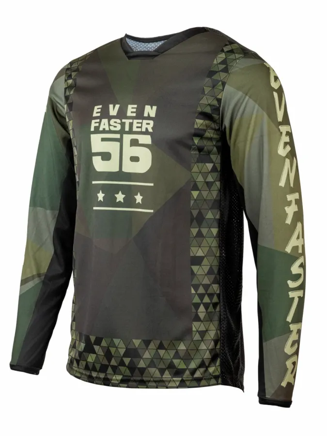 EF56 Джерси Enduro PRO 2.0 Forest Серый Хаки 1