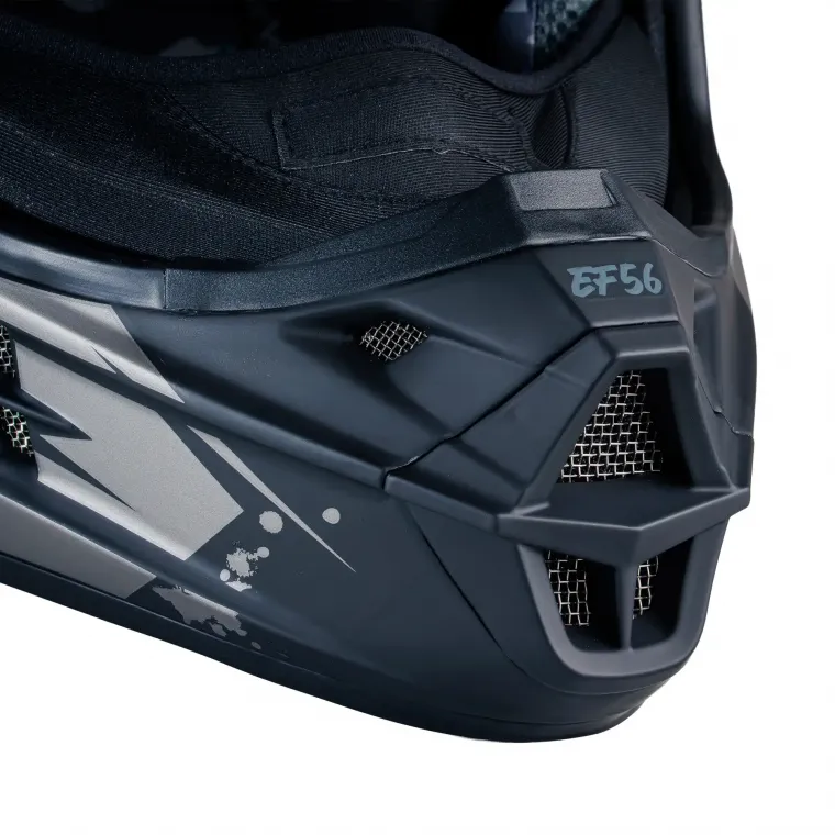 EF56 Шлем Base MX Черный матовый ABS