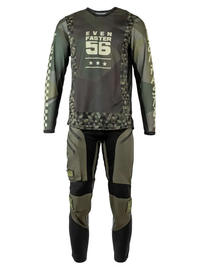 EF56 Джерси Enduro PRO 2.0 Forest Серый Хаки 1
