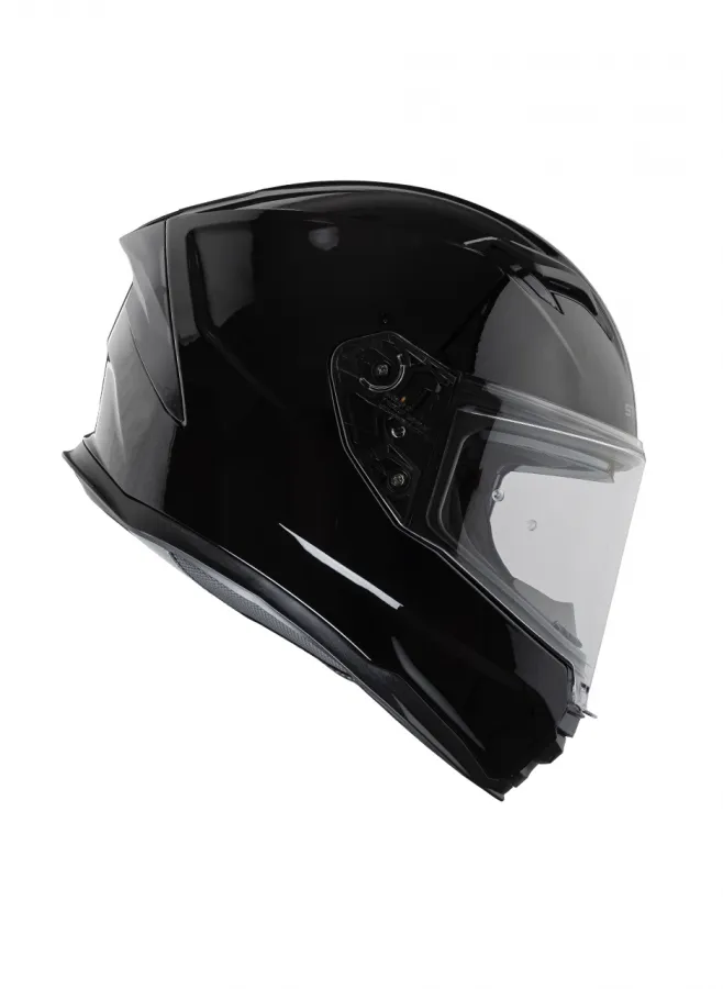 STARKS Шлем тип FF922 Raven Однотонный Чёрный глянец ABS