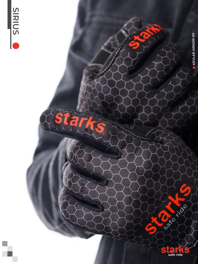 STARKS Мотоперчатки Sirius (текстиль) муж.