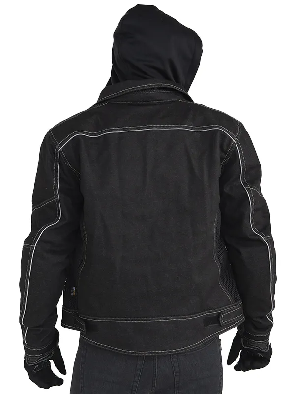 EF56 Мотокуртка джинсовая MAVERICK MESH 3-in-1 муж. CORDURA DENIM Чёрный (BK)
