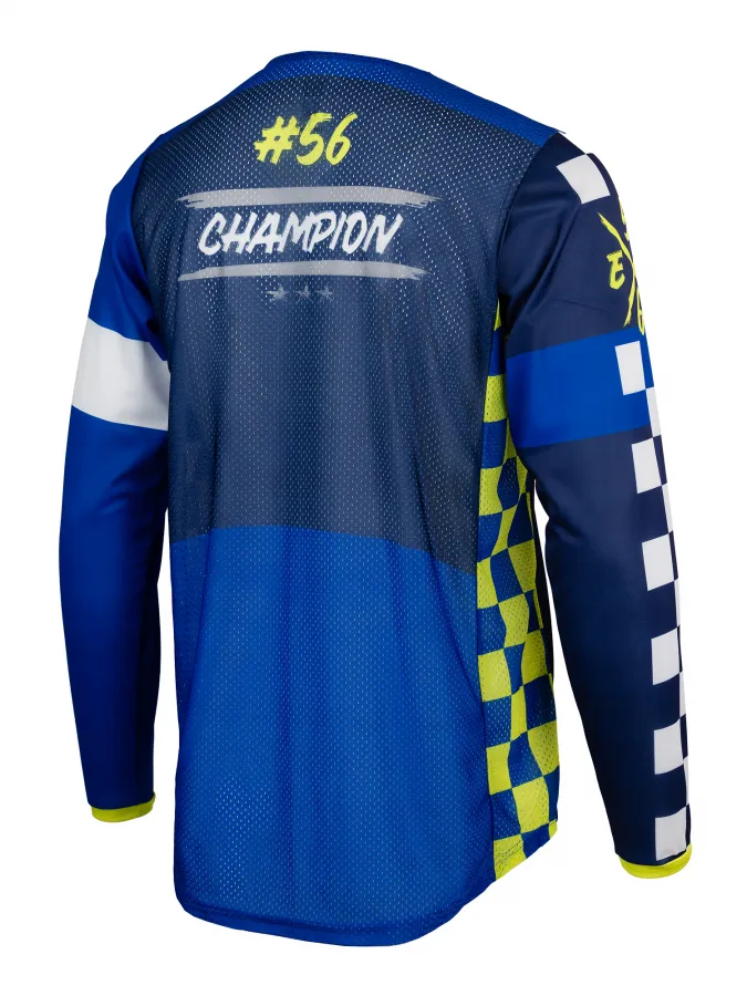 EF56 Джерси Base JR Синий/Серый/Hi-Viz