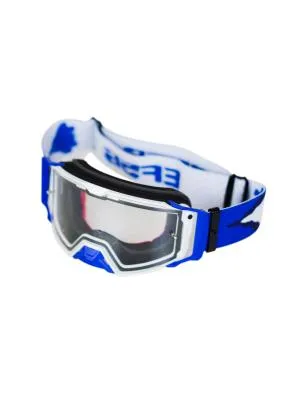 EF56 Кроссовые очки 101 HD (heavy duty) Белый/Синий