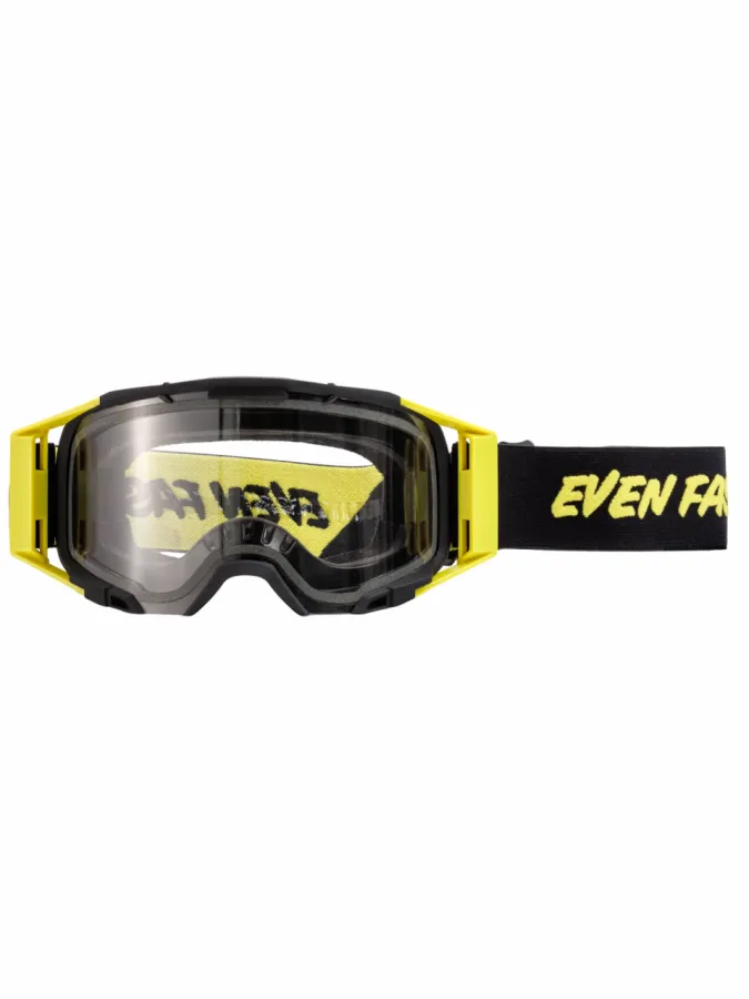 EF56 Кроссовые очки Base с двойной линзой Черный/Hi-Viz