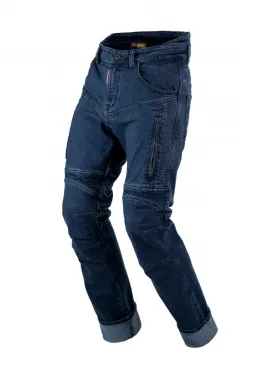 EF56 Мотоджинсы SAVAGE муж. CORDURA DENIM Синий