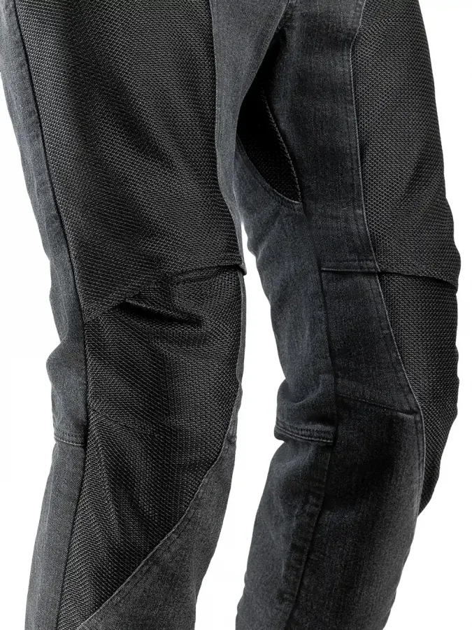EF56 Мотоджинсы AIRPANTS муж. CORDURA DENIM Чёрный