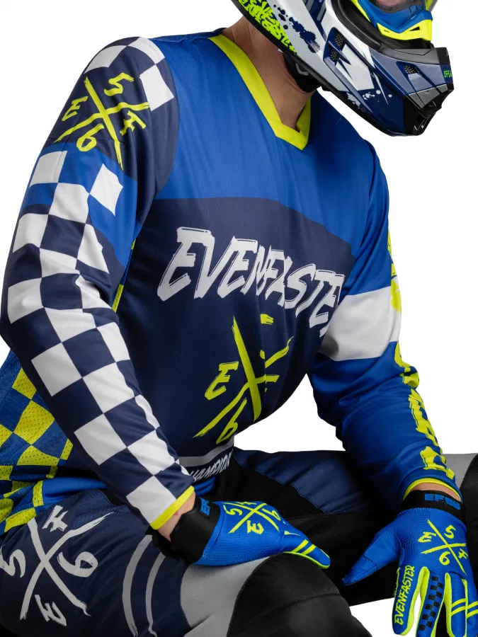 EF56 Штаны Base JR Синий/Серый/Hi-Viz