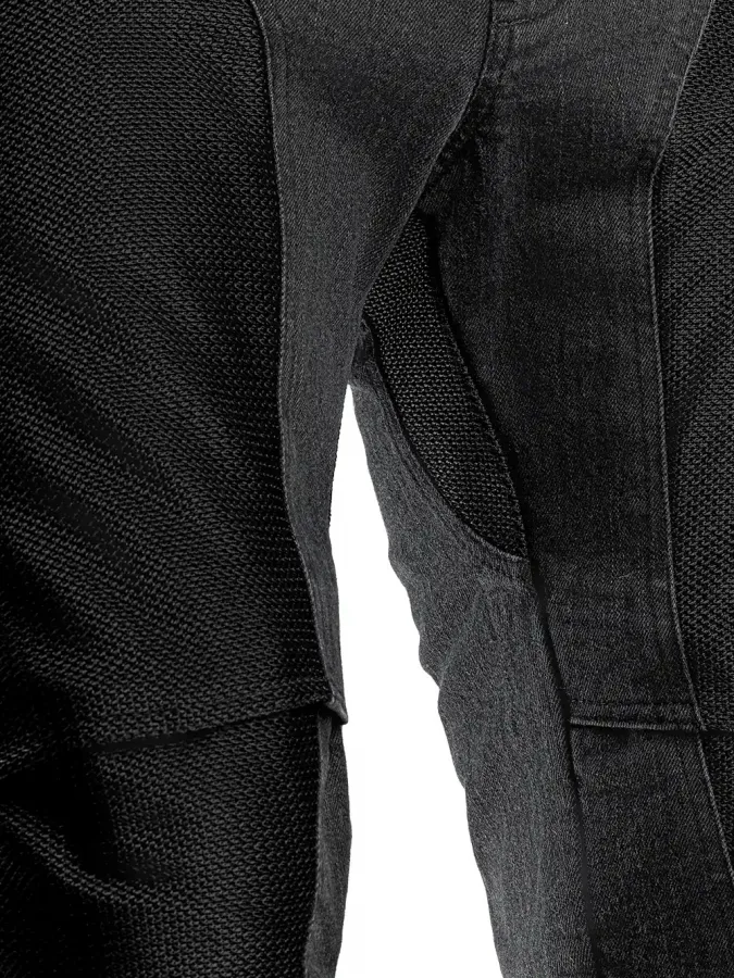 EF56 Мотоджинсы AIRPANTS муж. CORDURA DENIM Чёрный
