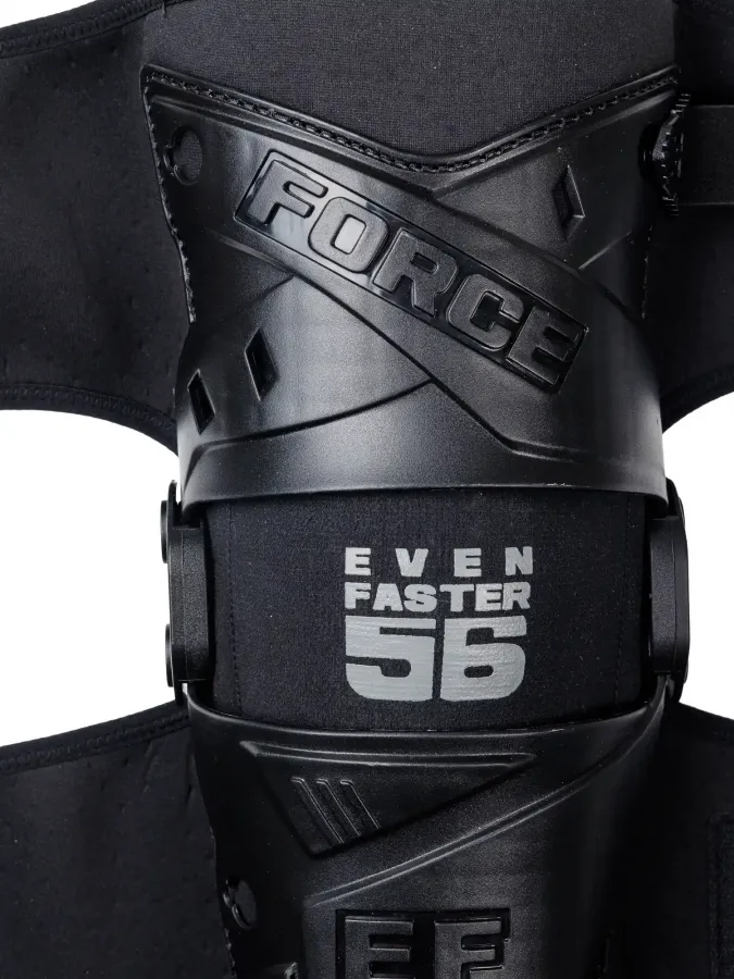 EF56 Наколенники Force размер M-L    (Черный/Серый)