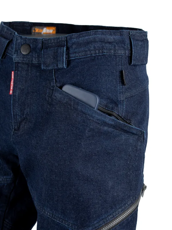 EF56 Мотоштаны джинсовые CITY ZEN муж. CORDURA Синий