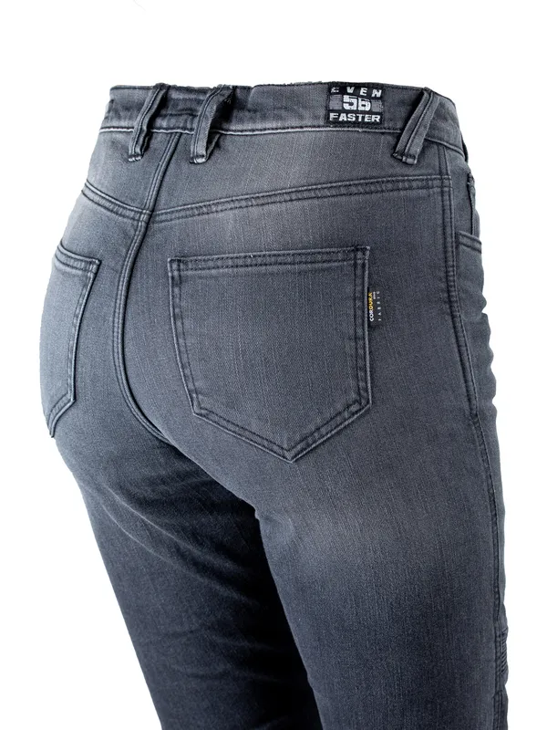 EF56 Мотоджинсы SNAKE LADY EVO жен. CORDURA DENIM Чёрный