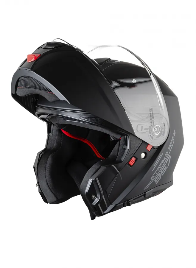 STARKS Шлем тип FF957 APEX Черный матовый ABS