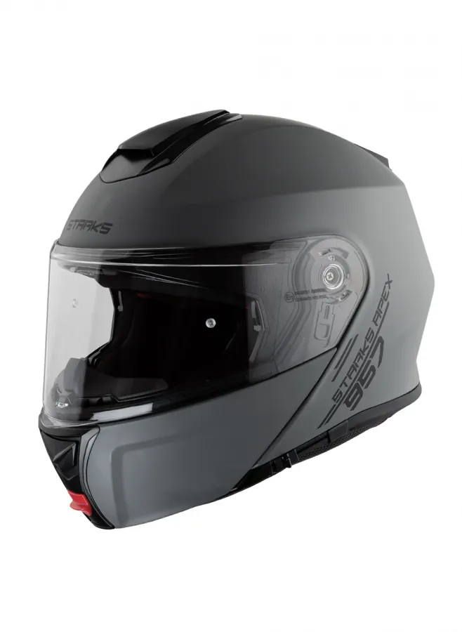 STARKS Шлем тип FF957 APEX Серый матовый ABS