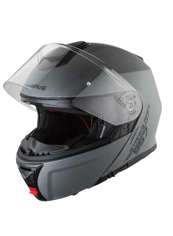 STARKS Шлем тип FF957 APEX Серый матовый ABS
