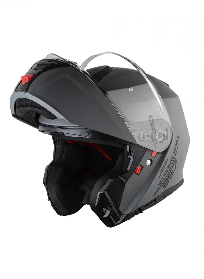 STARKS Шлем тип FF957 APEX Серый матовый ABS