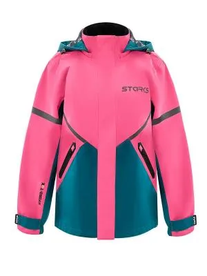 STARKS Дождевая куртка женская Dry Rain HT жен. Фуксия/изумруд