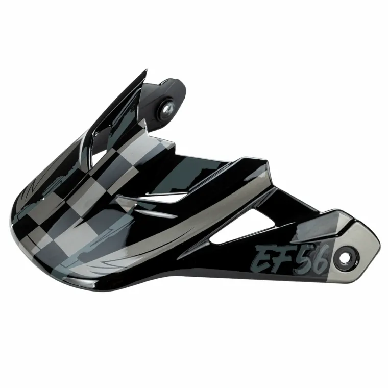 EF56 Козырек Base MX Чёрный глянец