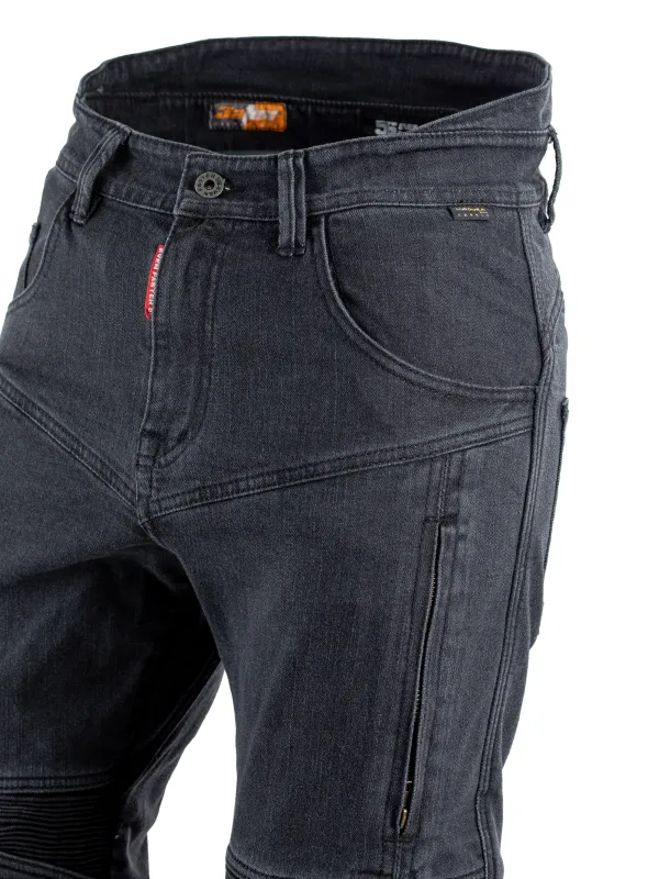 EF56 Мотоджинсы SAVAGE муж. CORDURA DENIM Чёрный