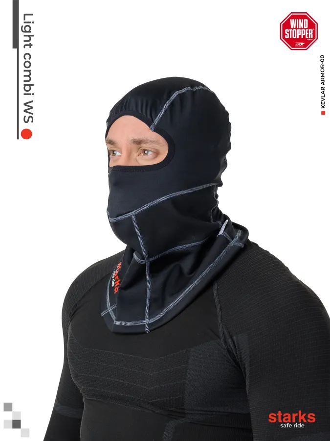 STARKS Подшлемник Light Combi WS  (Чёрный)