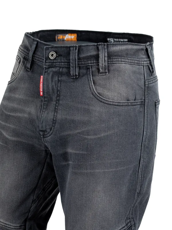 EF56 Мотоджинсы SNAKE муж. CORDURA DENIM Чёрный